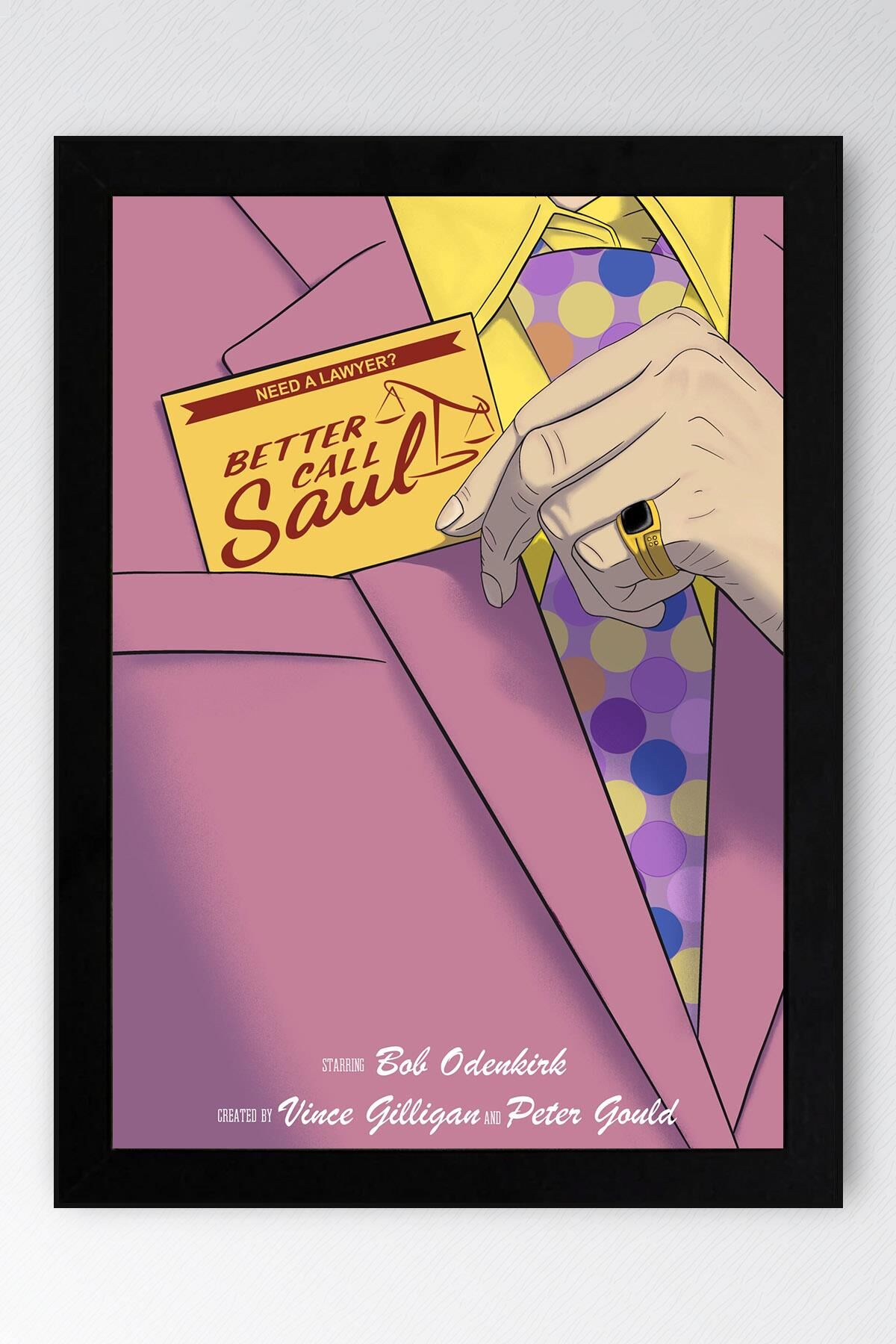 Better Call Saul Çerçeveli Tablo - Saul Goodman Poster Tablo