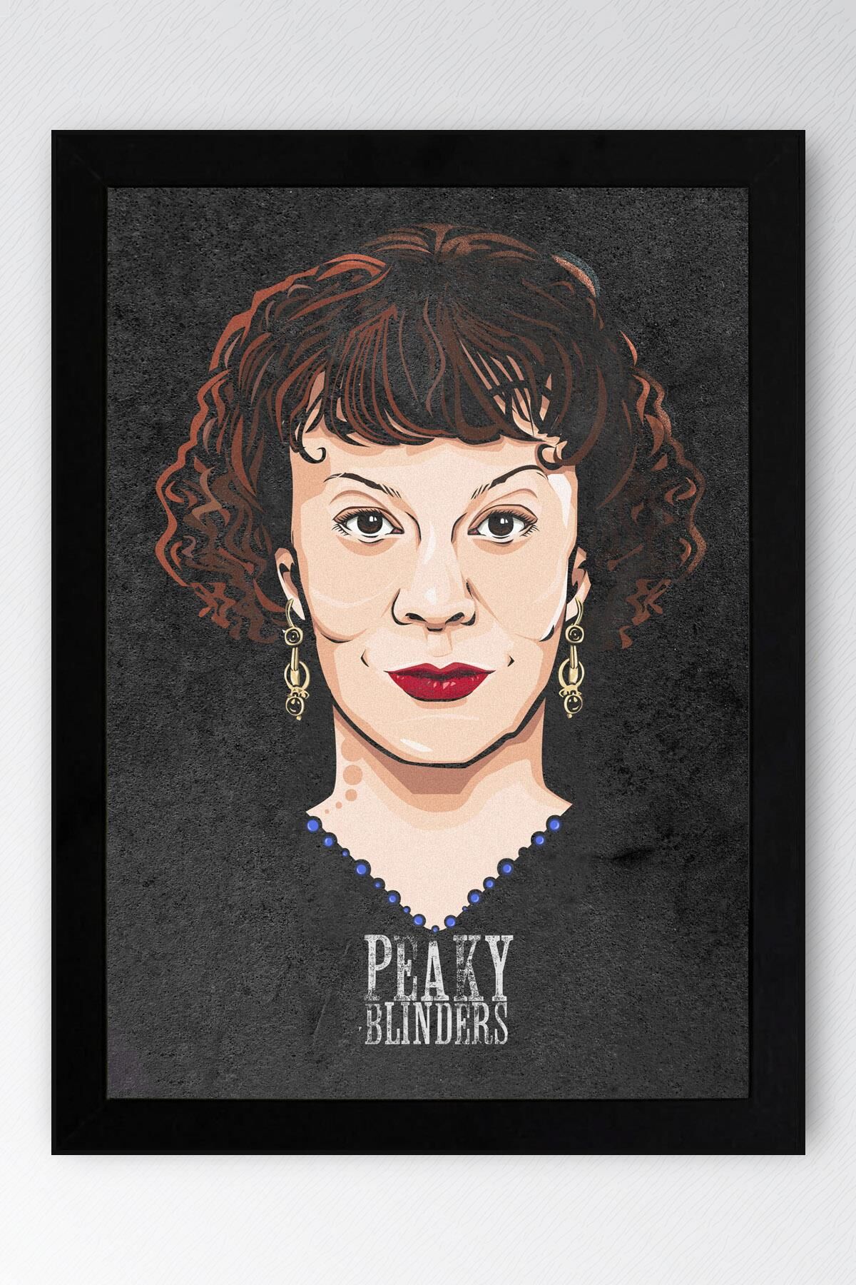 Peaky Blinders Çerçeveli Tablo - Polly Gray Dizi Posteri Tablo
