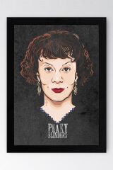 Peaky Blinders Çerçeveli Tablo - Polly Gray Dizi Posteri Tablo