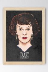 Peaky Blinders Çerçeveli Tablo - Polly Gray Dizi Posteri Tablo