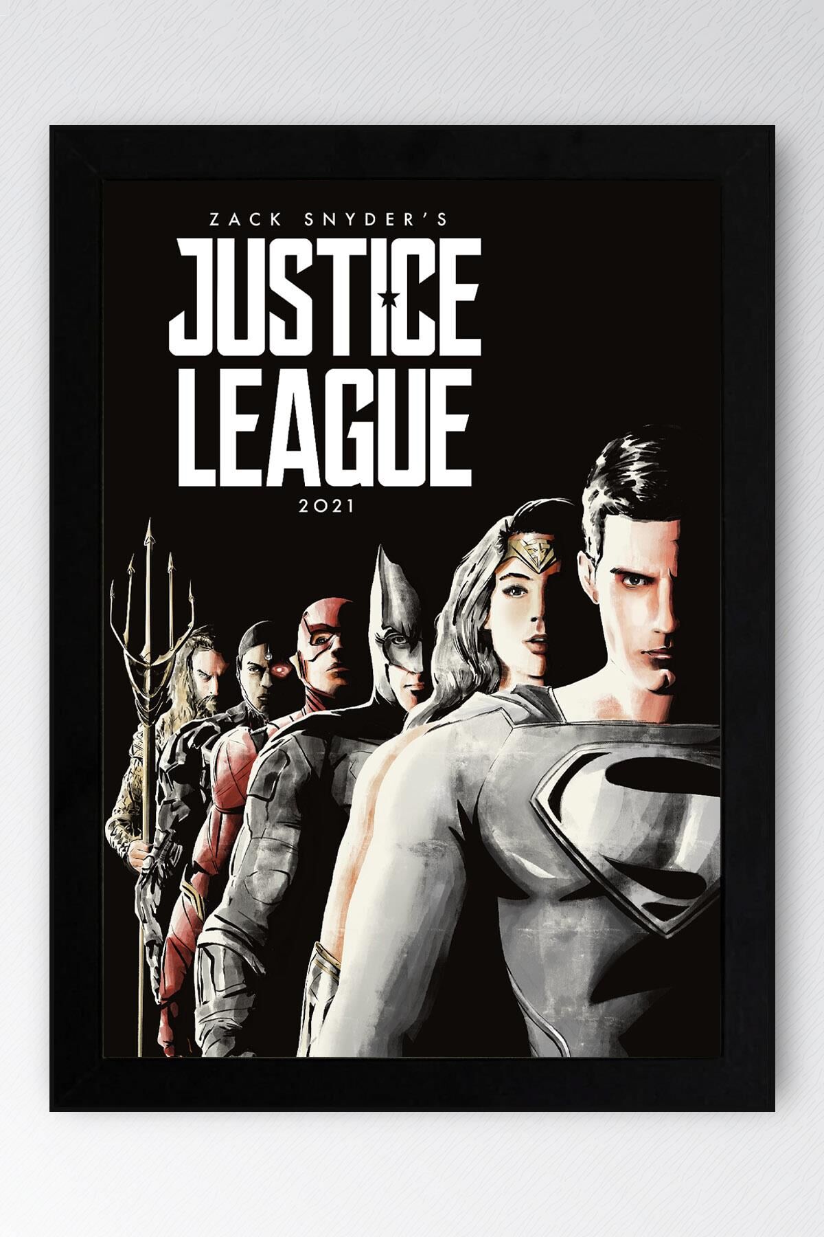 Adalet Birliği Çerçeveli Tablo - Justice League Poster Tablo