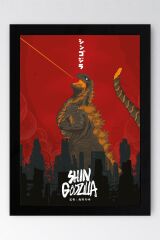 Shin Godzilla Çerçeveli Tablo - Film Posteri Tablo