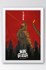 Shin Godzilla Çerçeveli Tablo - Film Posteri Tablo