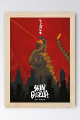 Shin Godzilla Çerçeveli Tablo - Film Posteri Tablo