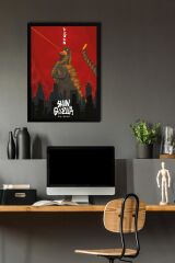 Shin Godzilla Çerçeveli Tablo - Film Posteri Tablo