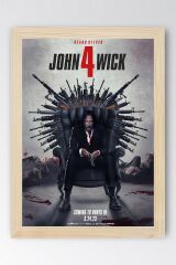 John Wick 4 Çerçeveli Tablo - Film Posteri Tablo
