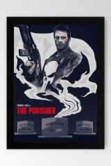 The Punisher Thomas Jane Çerçeveli Tablo - Marvel Dizi Posteri Tablo