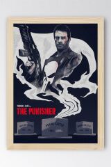 The Punisher Thomas Jane Çerçeveli Tablo - Marvel Dizi Posteri Tablo
