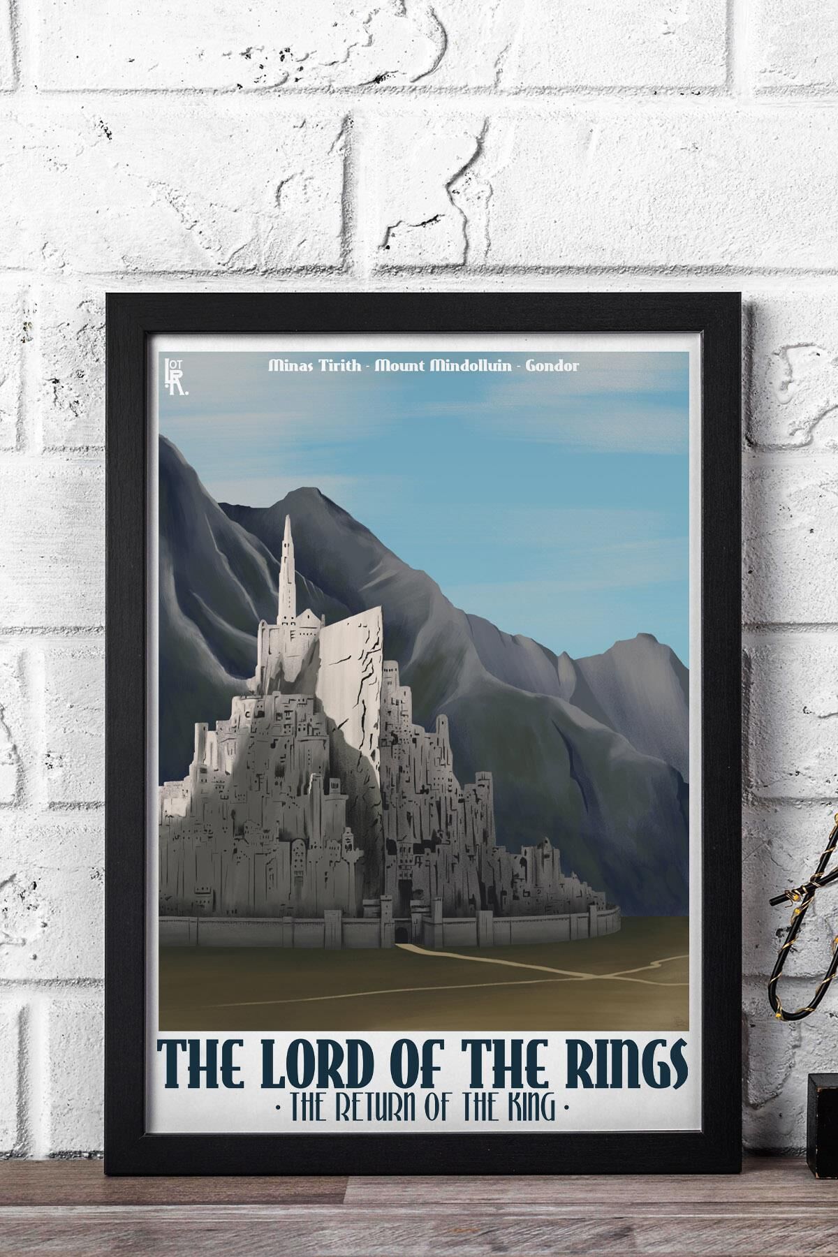 Yüzüklerin Efendisi Kralın Dönüşü Çerçeveli Tablo - Film Posteri Tablo