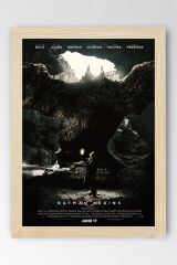 Batman Çerçeveli Tablo - Batman Begins Film Afişi Poster Tablo