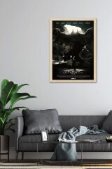 Batman Çerçeveli Tablo - Batman Begins Film Afişi Poster Tablo