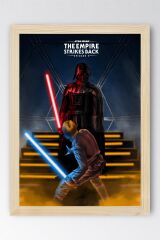 Star Wars 5 Çerçeveli Tablo - Uzay Savaşları 5 Fim Posteri Tablo