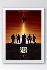 Adalet Birliği Çerçeveli Tablo - Justice League Film Afişi Poster Tablo