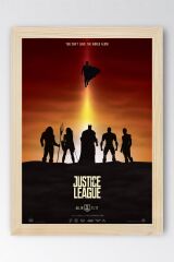 Adalet Birliği Çerçeveli Tablo - Justice League Film Afişi Poster Tablo