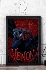 Venom Çerçeveli Tablo - Marvel Film Posteri Tablo