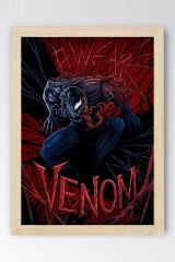 Venom Çerçeveli Tablo - Marvel Film Posteri Tablo