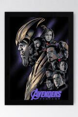 Avengers Çerçeveli Tablo - Yenilmezler Marvel Poster Tablo