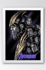 Avengers Çerçeveli Tablo - Yenilmezler Marvel Poster Tablo