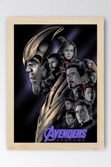 Avengers Çerçeveli Tablo - Yenilmezler Marvel Poster Tablo
