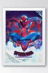 Spider Man Across the Spider Verse Çerçeveli Tablo - Örümcek Adam Fim Posteri Tablo