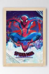 Spider Man Across the Spider Verse Çerçeveli Tablo - Örümcek Adam Fim Posteri Tablo