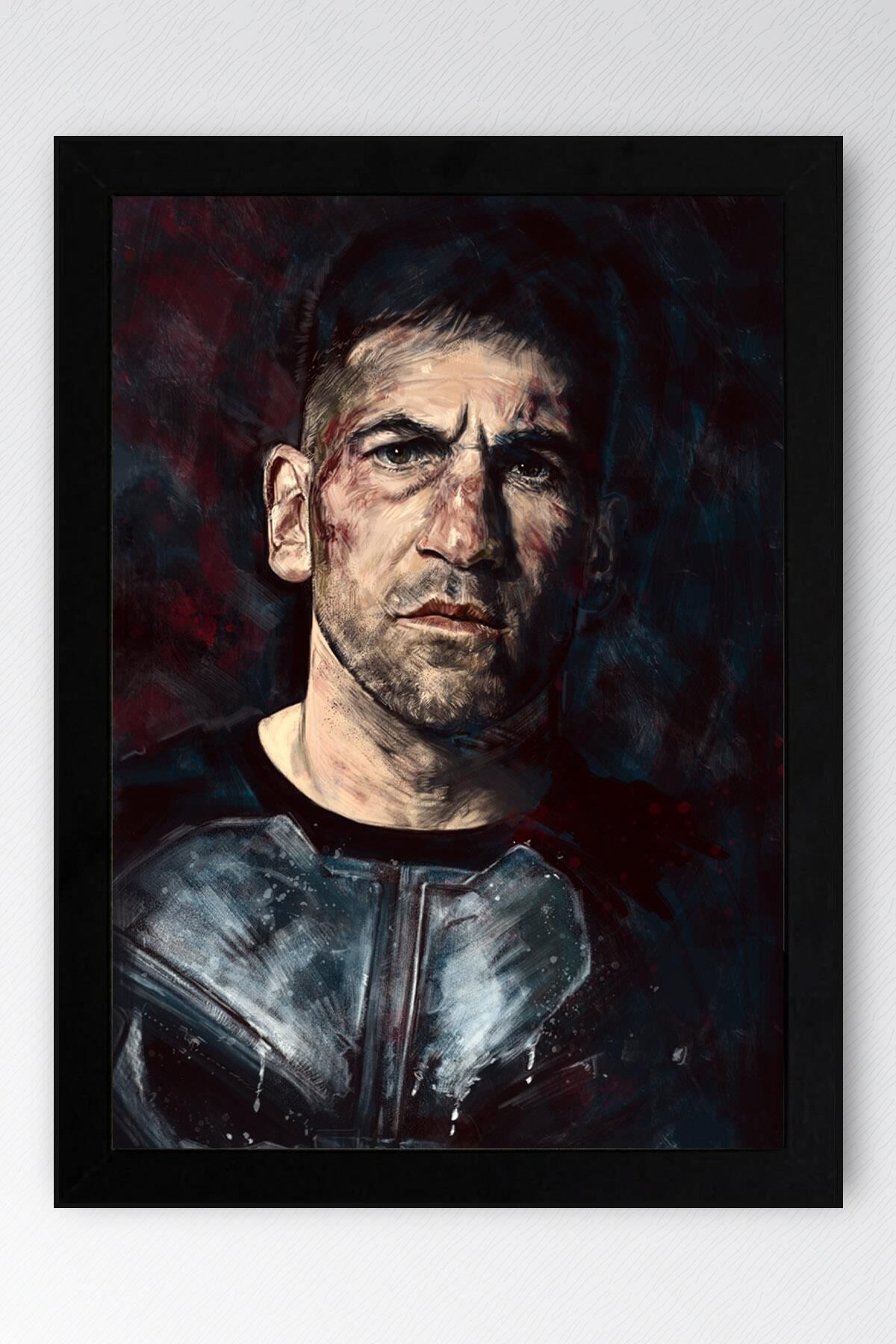The Punisher Çerçeveli Tablo - Marvel Dizi Posteri Tablo