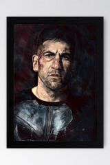 The Punisher Çerçeveli Tablo - Marvel Dizi Posteri Tablo