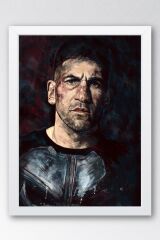 The Punisher Çerçeveli Tablo - Marvel Dizi Posteri Tablo