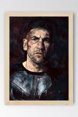 The Punisher Çerçeveli Tablo - Marvel Dizi Posteri Tablo