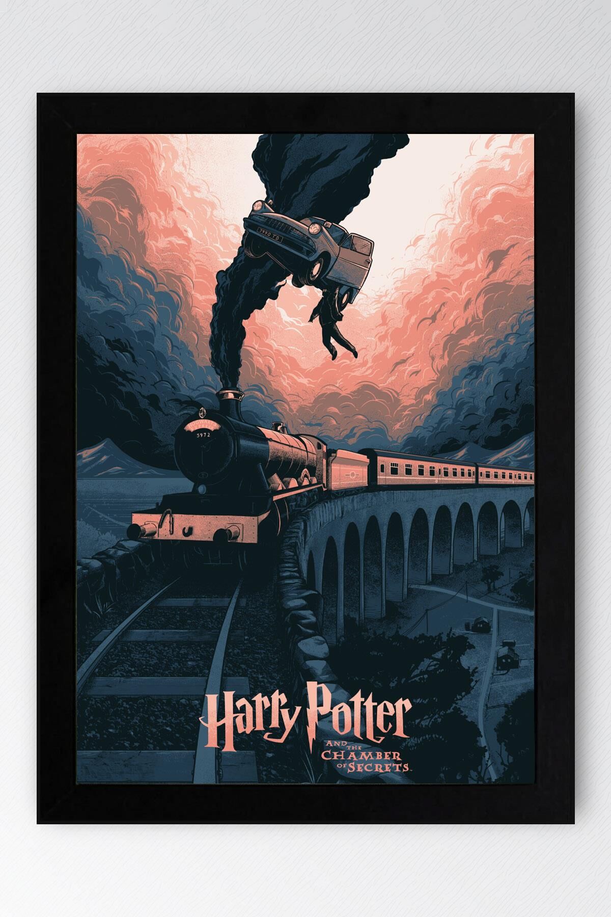 Harry Potter ve Sırlar Odası Çerçeveli Tablo - Film Posteri Tablo