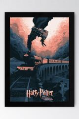 Harry Potter ve Sırlar Odası Çerçeveli Tablo - Film Posteri Tablo