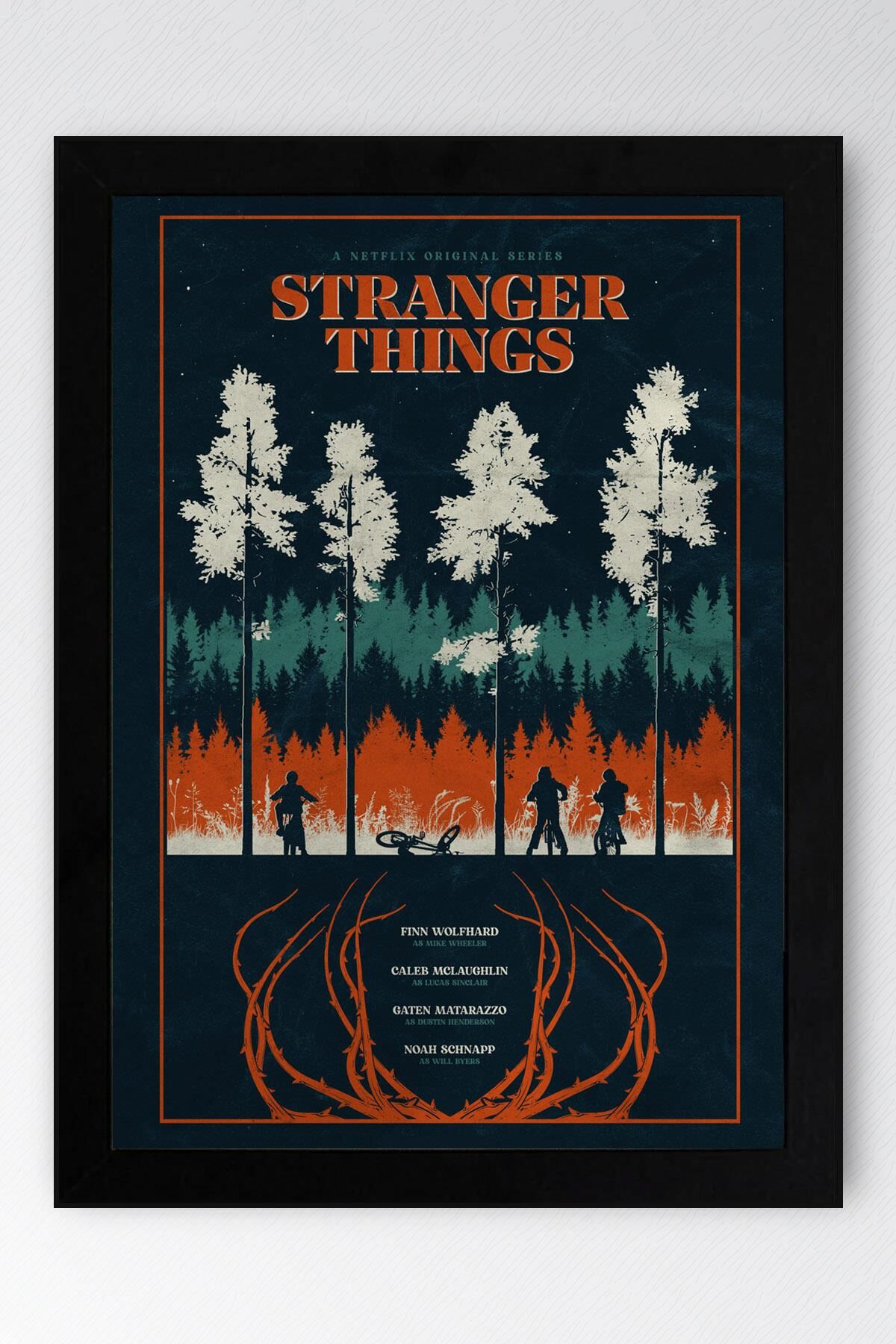 Stranger Things Çerçeveli Tablo - Dizi Posteri Tablo