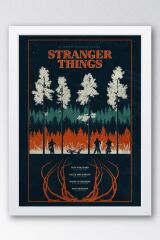 Stranger Things Çerçeveli Tablo - Dizi Posteri Tablo