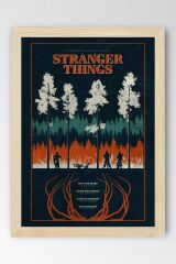 Stranger Things Çerçeveli Tablo - Dizi Posteri Tablo
