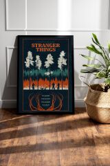 Stranger Things Çerçeveli Tablo - Dizi Posteri Tablo
