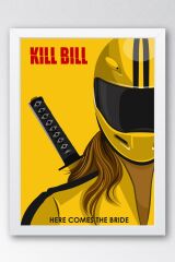 Kill Bill Çerçeveli Tablo - Film Posteri Tablo