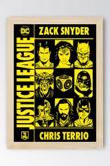 Adalet Birliği Çerçeveli Tablo - Justice League DC Poster Tablo