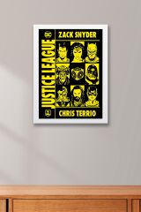 Adalet Birliği Çerçeveli Tablo - Justice League DC Poster Tablo