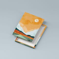 Soyut Manzara Kanvas Tablo Seti 3 Adet x 40x55cm