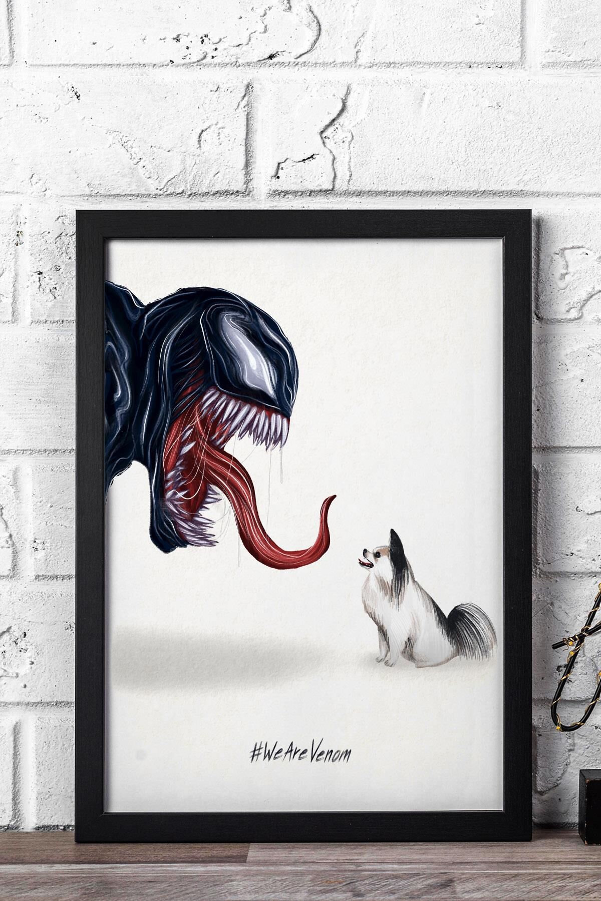 Venom Çerçeveli Tablo - Marvel Film Posteri Tablo