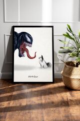 Venom Çerçeveli Tablo - Marvel Film Posteri Tablo