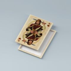İskambil Kağıtları Kanvas Tablo Seti 3 Adet x 40x55cm