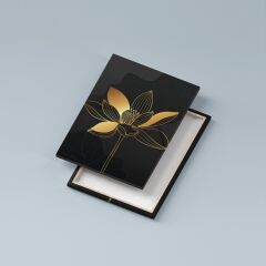 Modern Sanat Altın Çiçekler Kanvas Tablo Seti 3 Adet x 40x55cm