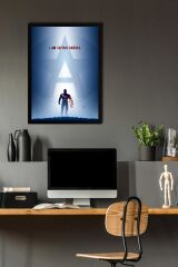 Captain America Çerçeveli Tablo - Kaptan Amerika Marvel Poster Tablo