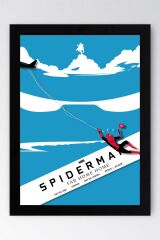 Spider Man Çerçeveli Tablo - Örümcek Adam Fim Posteri Tablo