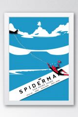 Spider Man Çerçeveli Tablo - Örümcek Adam Fim Posteri Tablo
