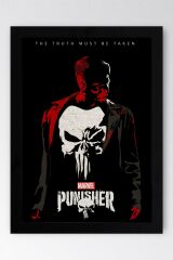 The Punisher Çerçeveli Tablo - Marvel Dizi Posteri Tablo
