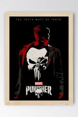 The Punisher Çerçeveli Tablo - Marvel Dizi Posteri Tablo