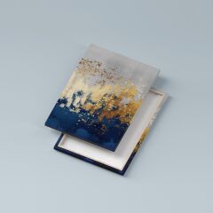 Soyut Sanat Mermer Desen Kanvas Tablo Seti 3 Adet x 40x55cm