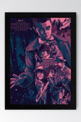 Stranger Things Çerçeveli Tablo - Dizi Posteri Tablo